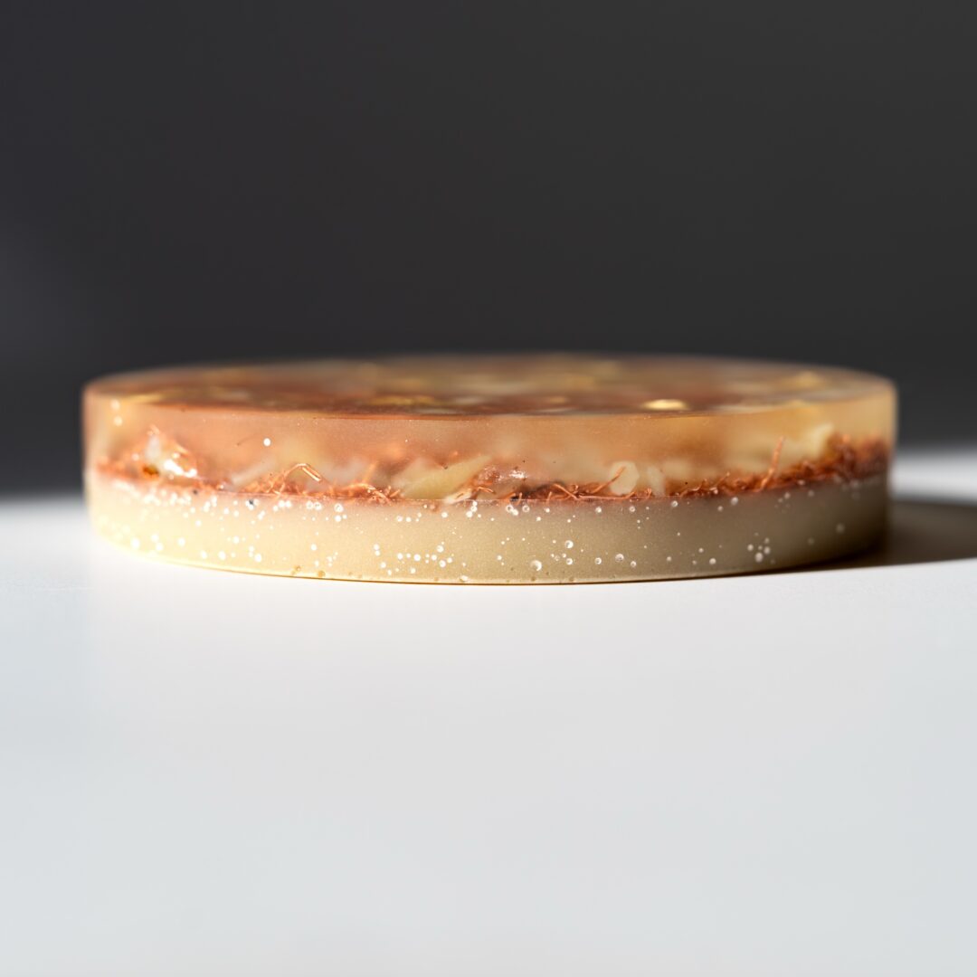 Small Lemon Quartz Charging Plate II
